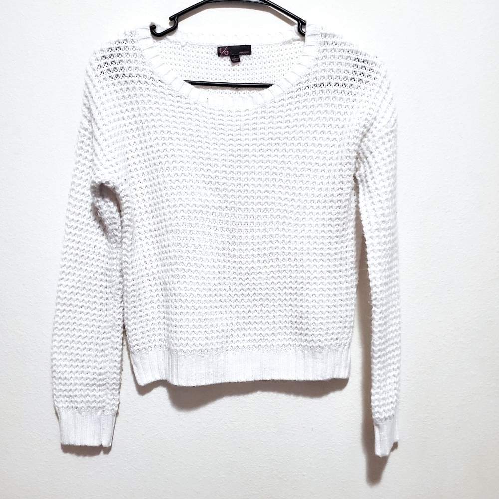 T/O White Sweater [S]